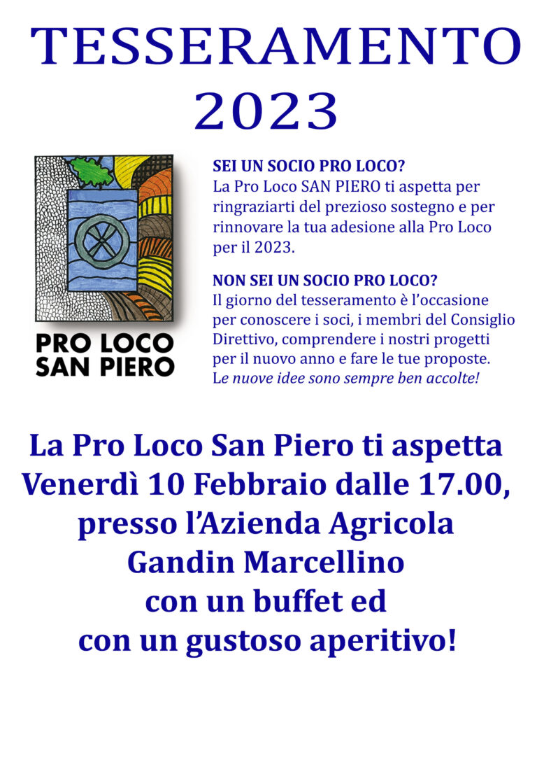 Tesseramento 2023